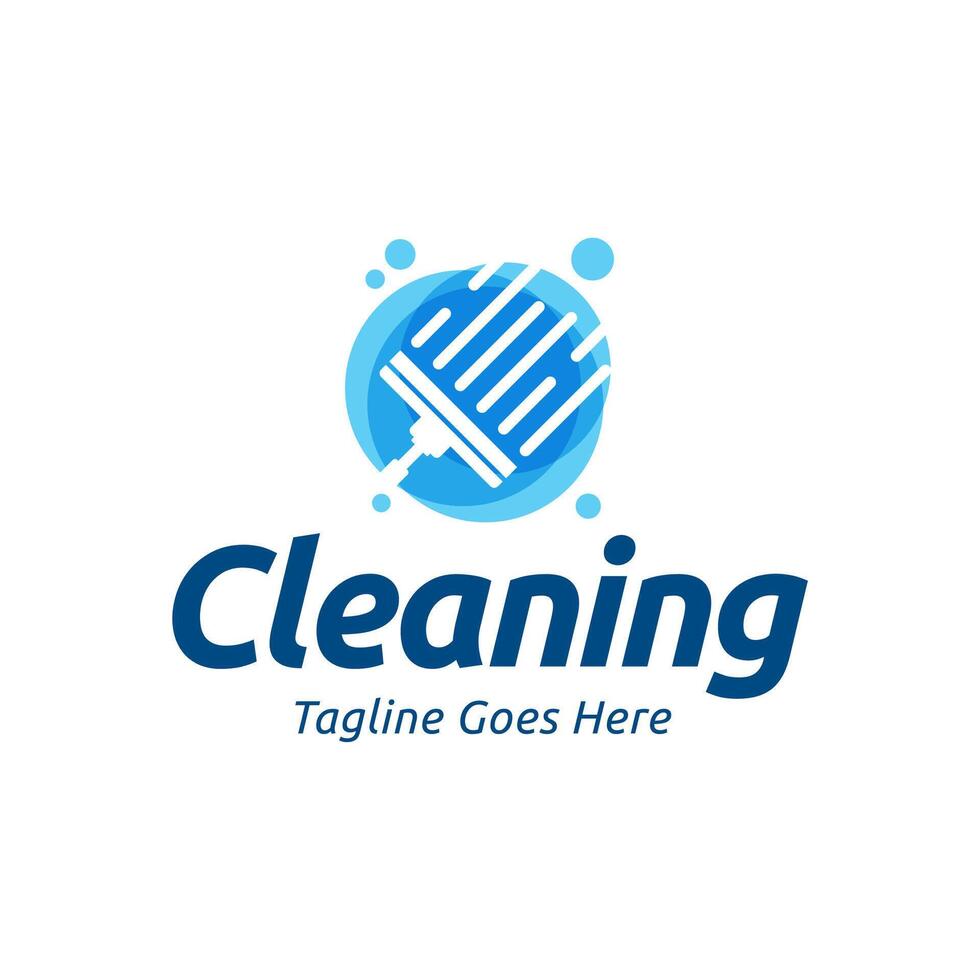 Cleaning logo template vector