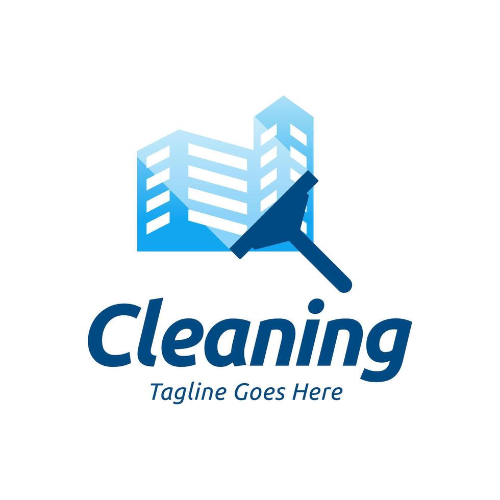 Cleaning logo design template vector