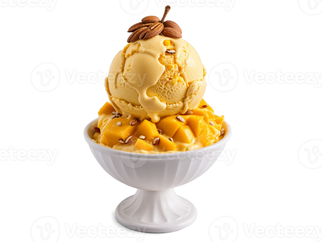 Mango Ice Cream creamy and refreshing scoop of mango ice cream served with sprinkle png
