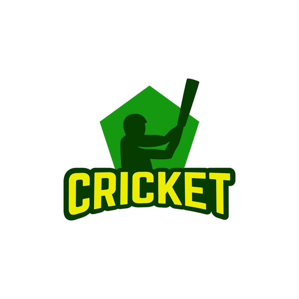 Cricket Logo or football club sign Badge. vector
