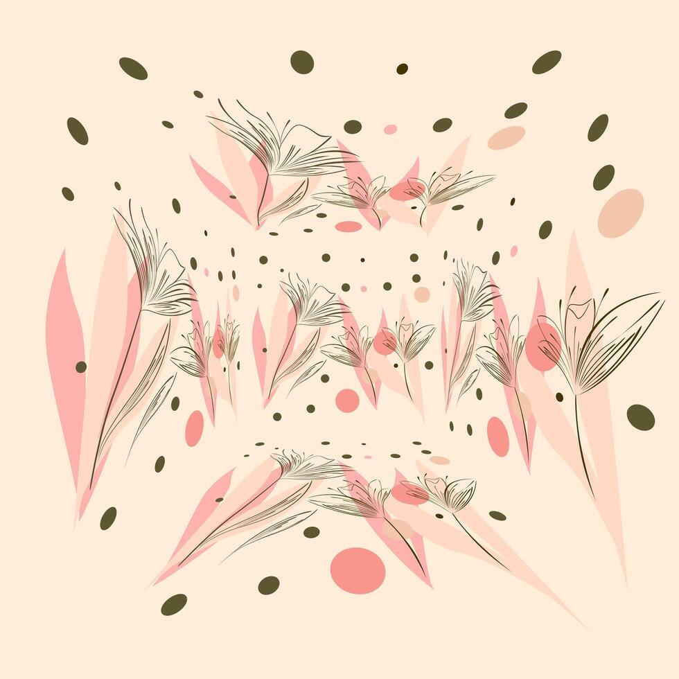 Floral Fantasy art vector