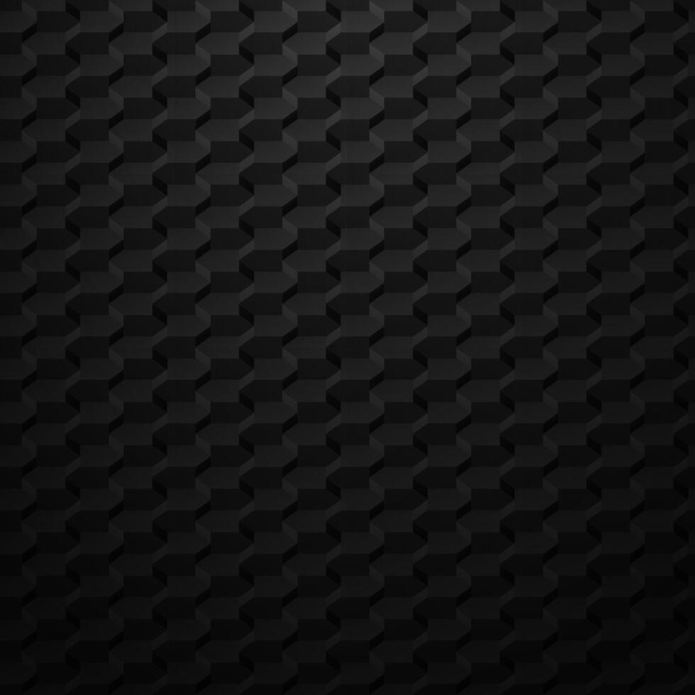 Dark abstract gradient background. Black shapes geometric textured pattern vector