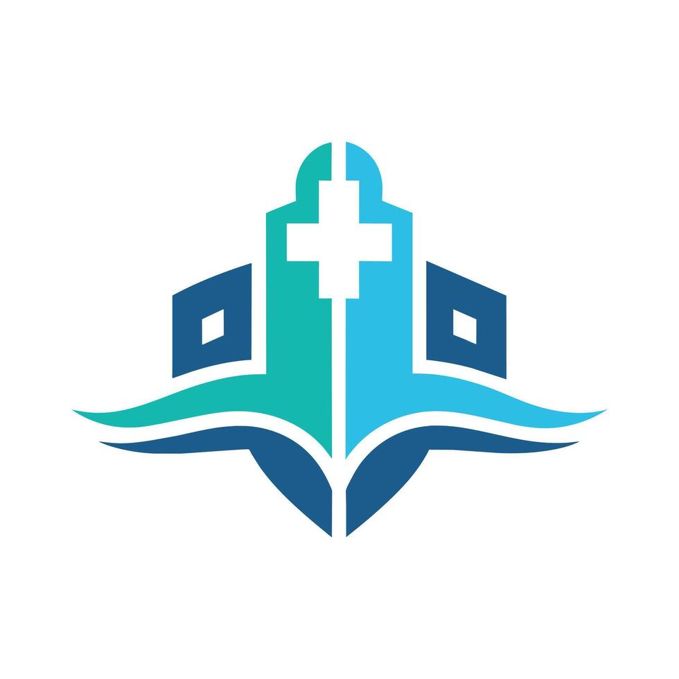 A Modern Icon for Hospital Logo Art vector