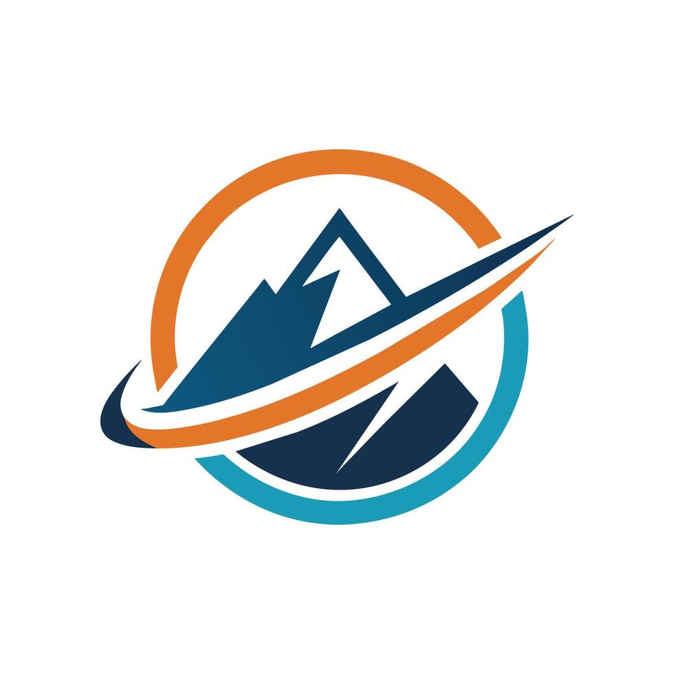 Creative Icon Illustration for a Travel Company vector