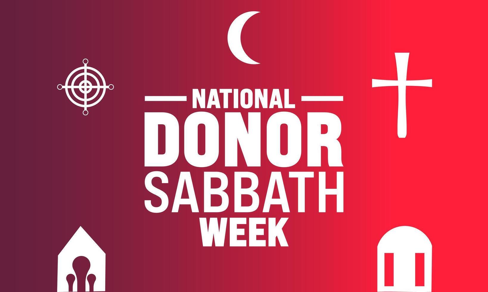 November is National Donor Sabbath. Holiday concept. suitable for placard, background,Greeting Card, Poster design template with text inscription vector