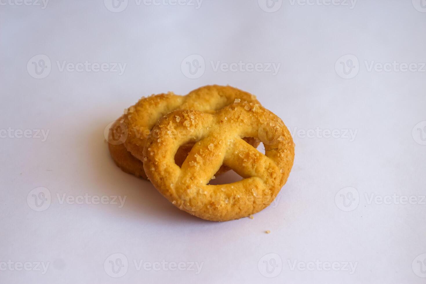 Danish butter cookies, Close up of butter cookies coated with white sugar, sweet cookies photo