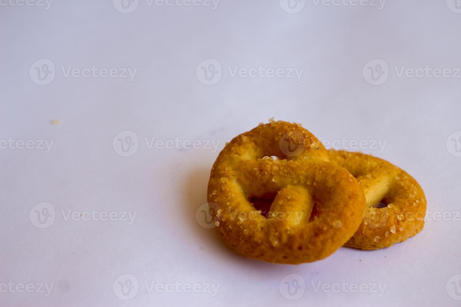 Danish butter cookies, Close up of butter cookies coated with white sugar, sweet cookies photo