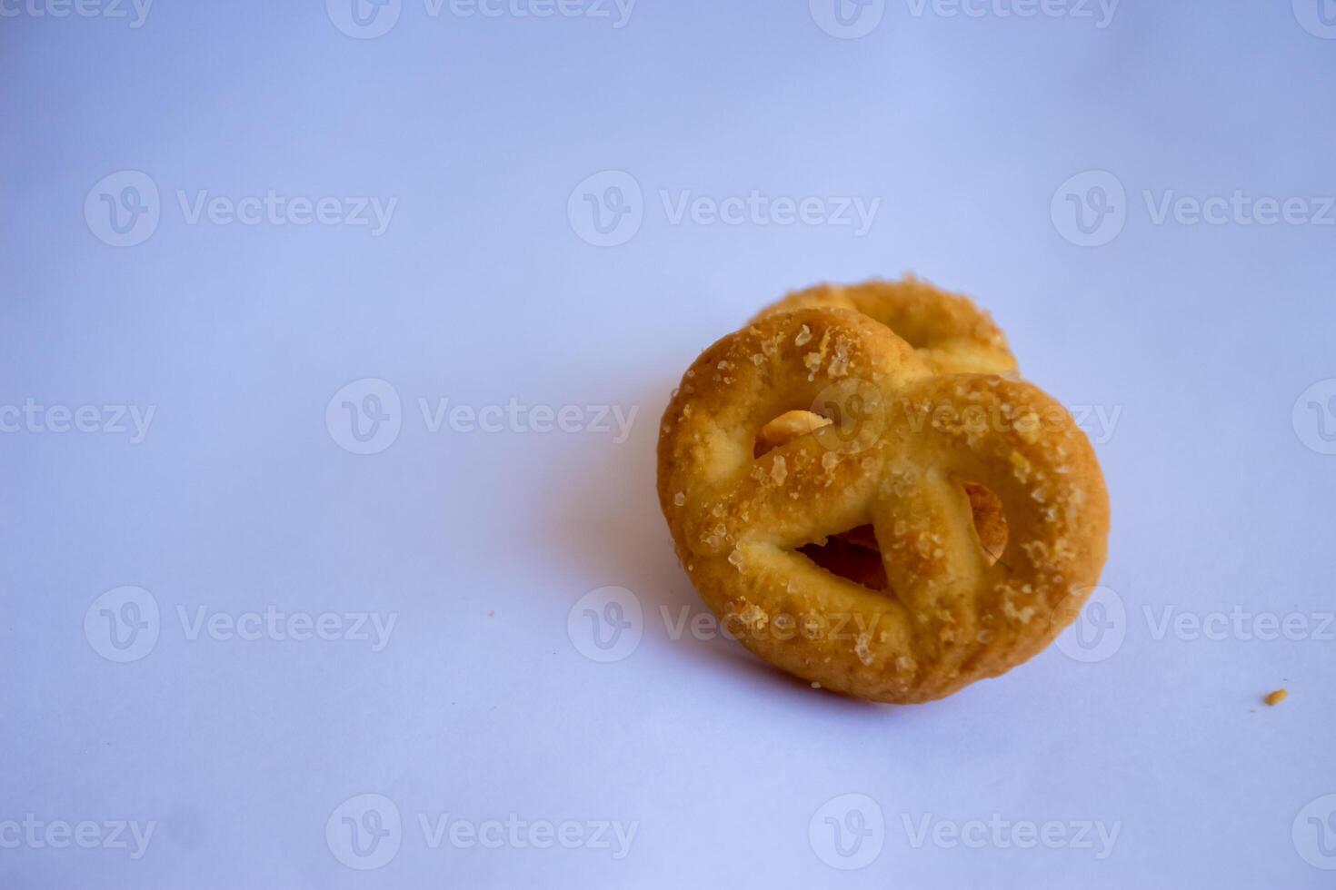 Danish butter cookies, Close up of butter cookies coated with white sugar, sweet cookies photo