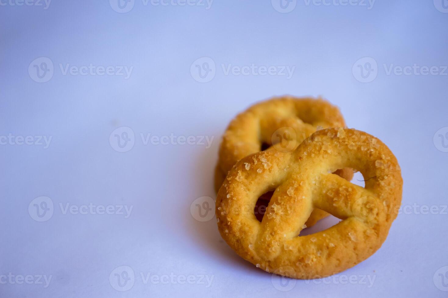 Danish butter cookies, Close up of butter cookies coated with white sugar, sweet cookies photo
