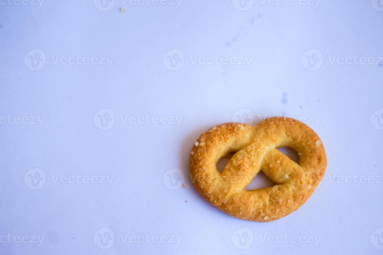 Danish butter cookies, Close up of butter cookies coated with white sugar, sweet cookies photo