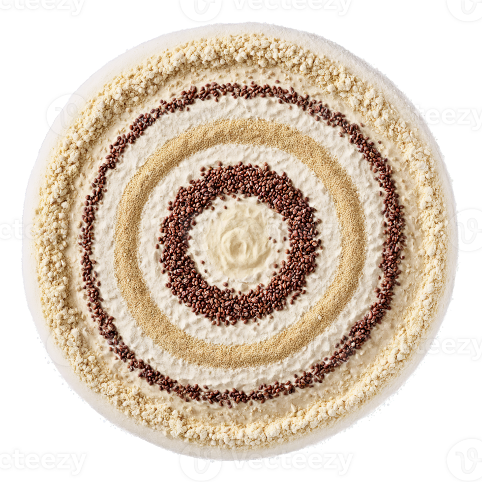 Lablab bean flour mandala a circular design of fine lablab bean flour medium lablab bean png