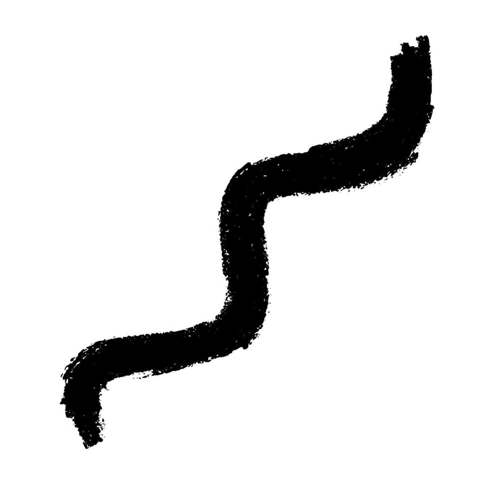 Single brush line , underline highlight design element vector