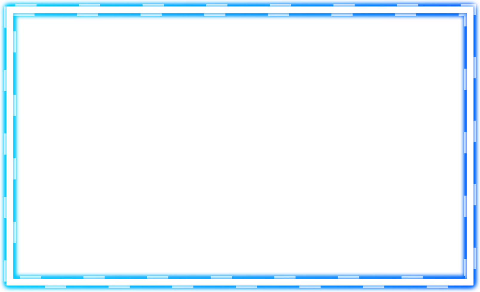 Glowing neon gradientfuturistic frame png