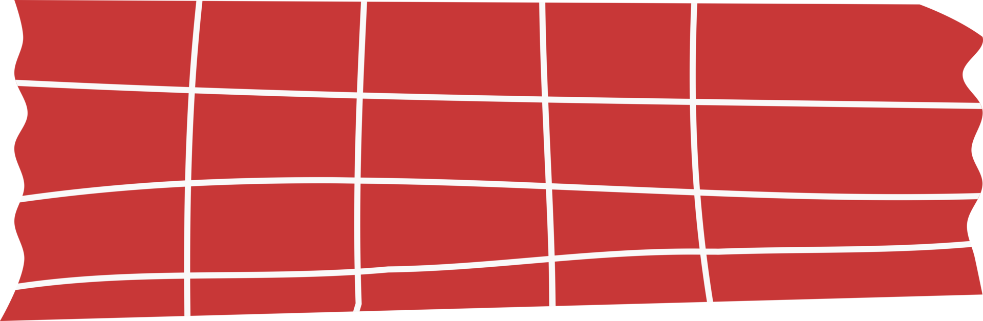 Red washi tape design png
