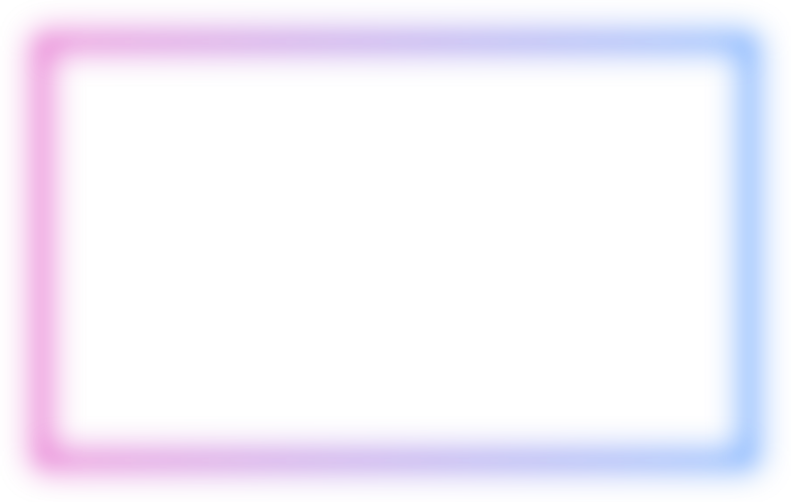 Neon gradient blurred frame png
