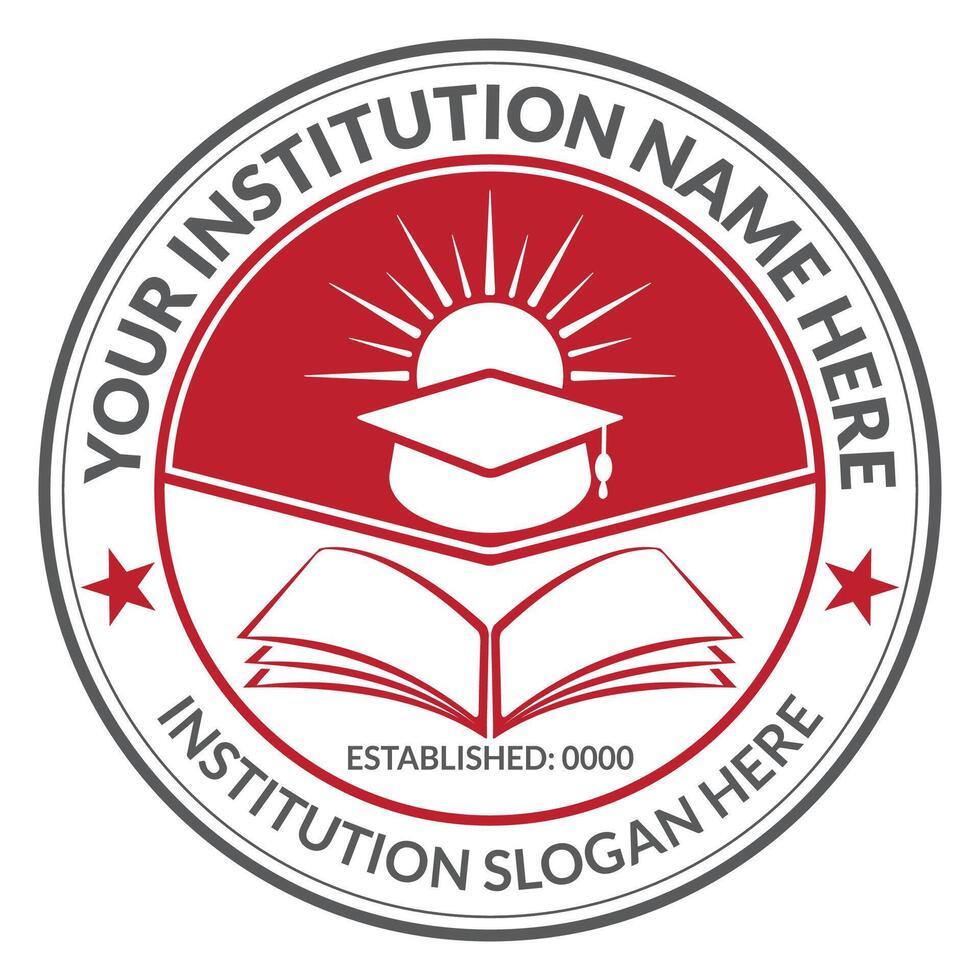 School and education logo design template vector