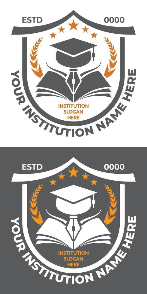 Education and college logo design template vector