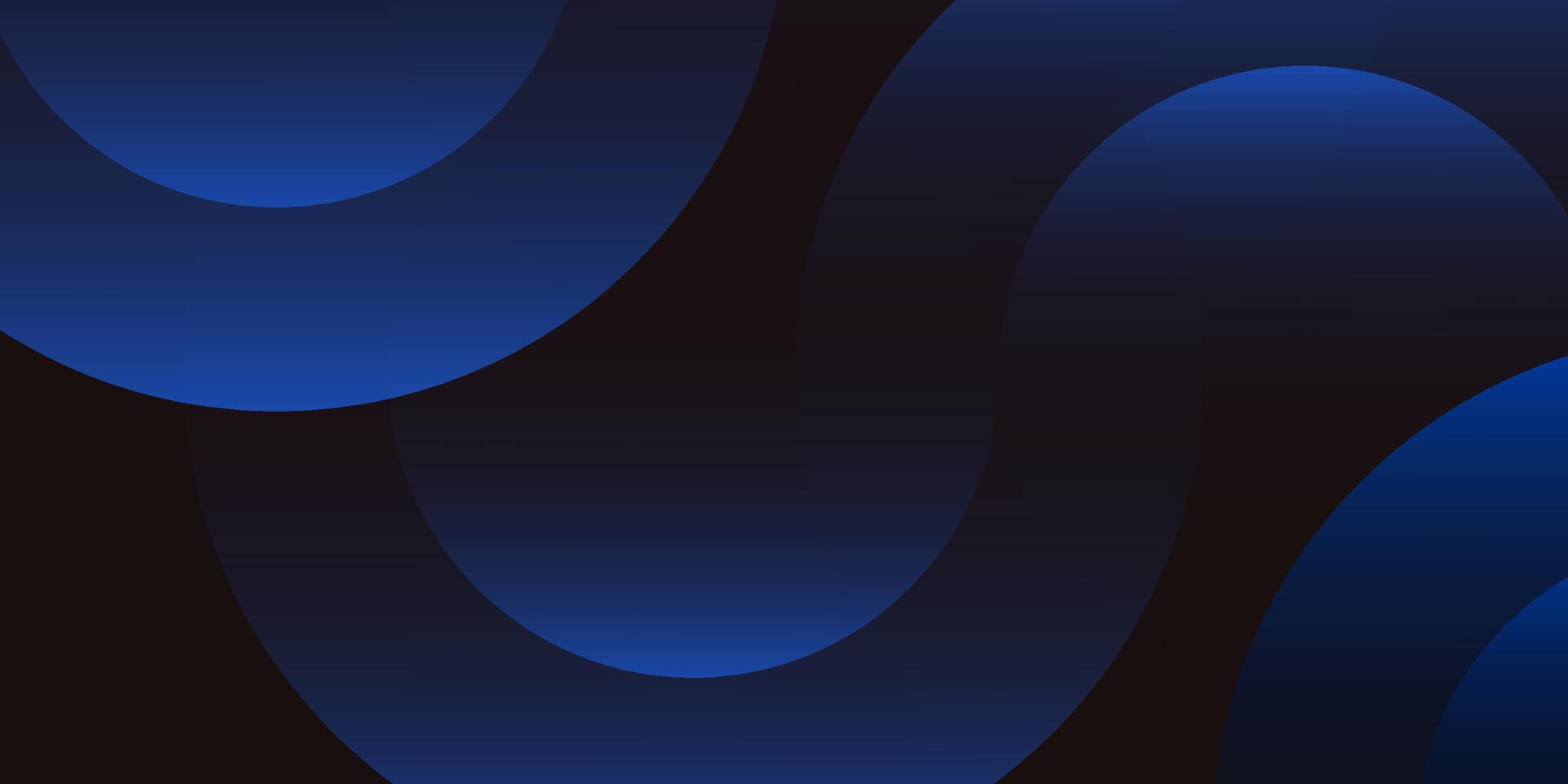 Abstract dark blue background with glowing curved lines. Shiny blue swirl curve lines design. Spiral Geometric oval pattern. Futuristic technology concept. illustration vector