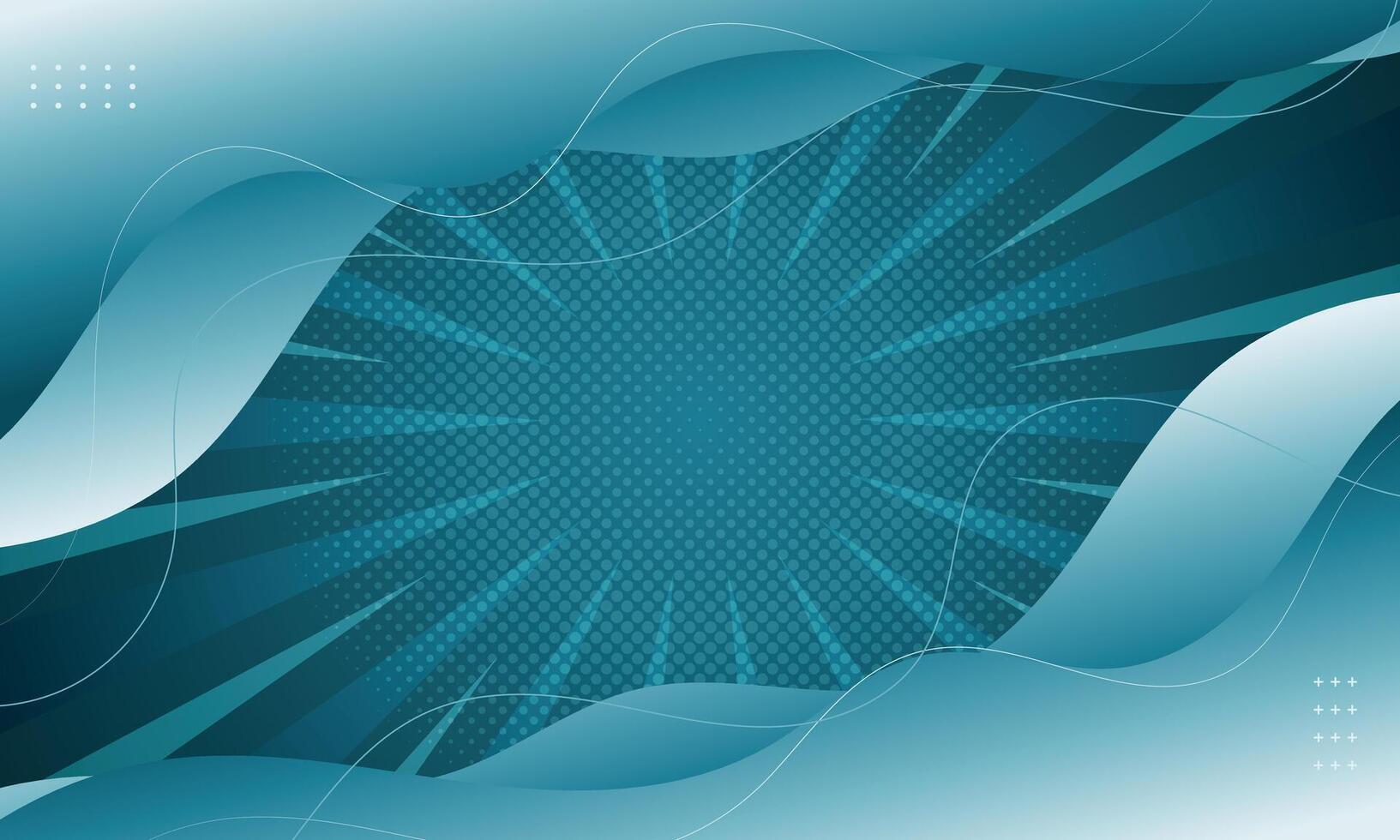 Modern border background of abstract fluid curved wavy vector