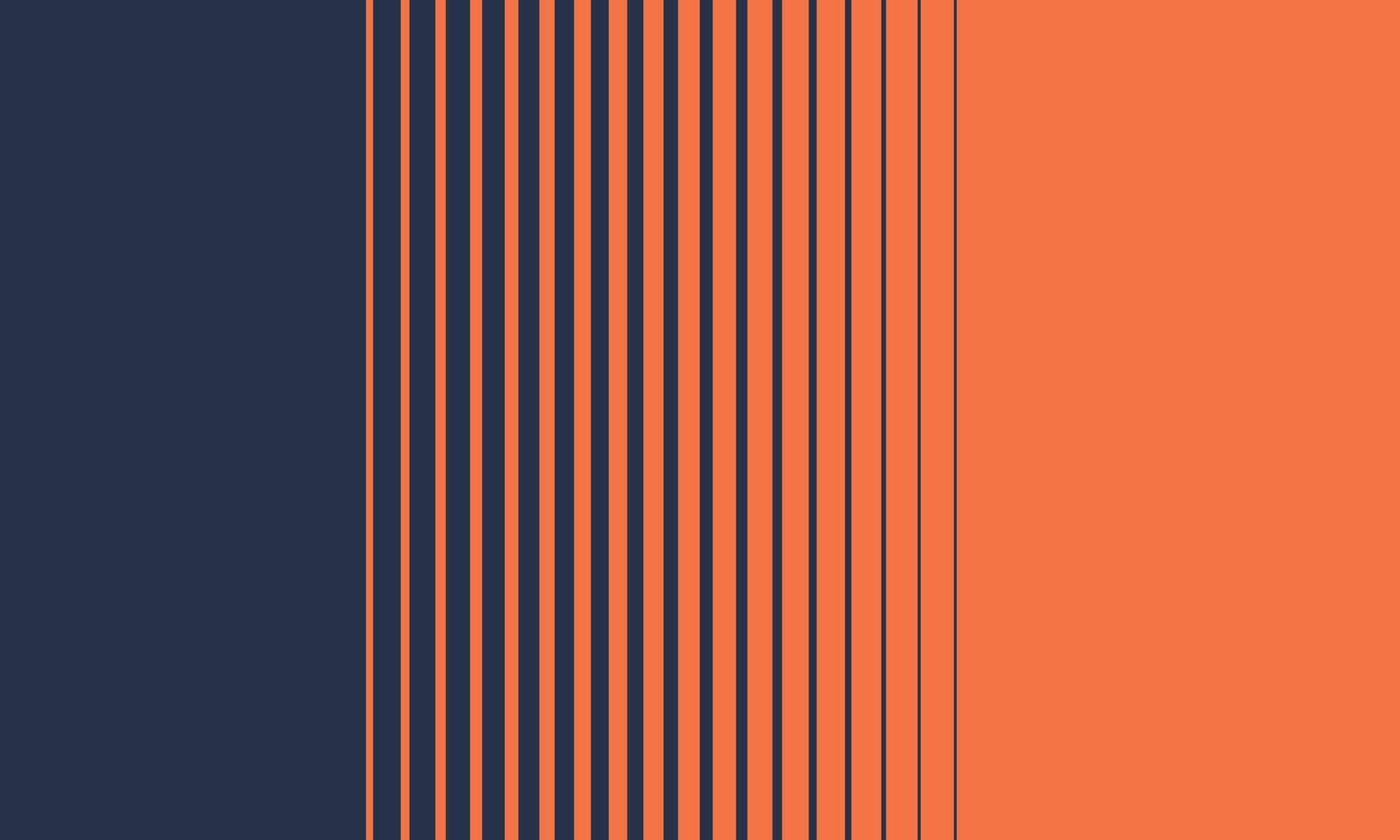 Simple background of blue and orange stripes pattern vector