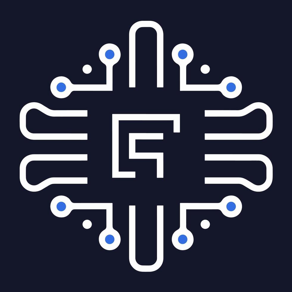 The logo for the cryptocurrency exchange, with a circle and a line vector