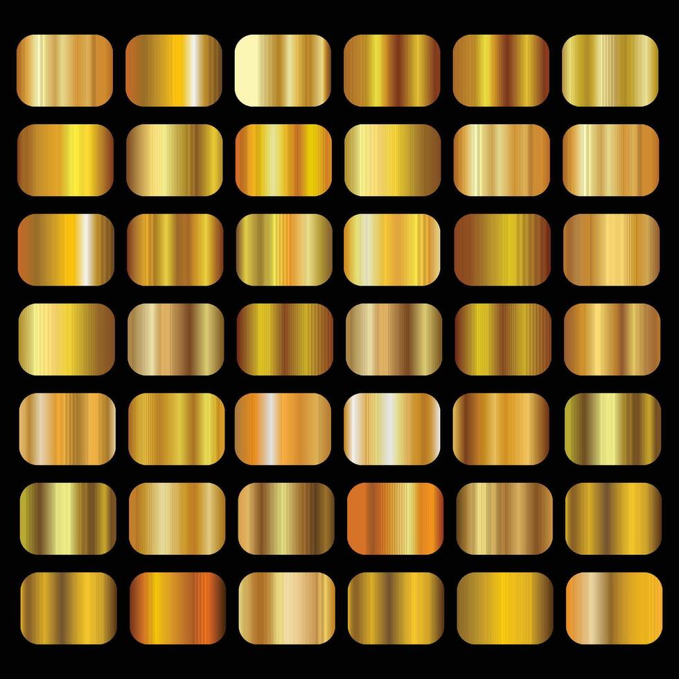 golden color gradient vector