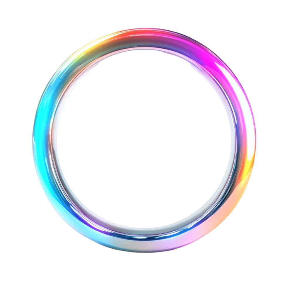 Rainbow Colored Circle png