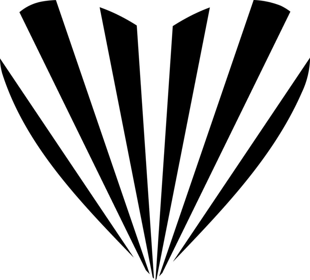 Stencil heart icon Doodle clipart Line vector