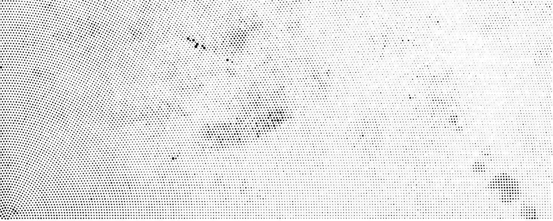 Textured background with halftone effect. Grunge noise texture. Horizontal grunge wallpaper. vector