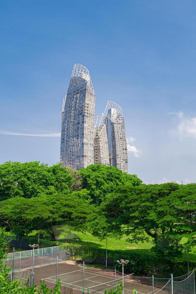 Singapore - Jun 13 2024 Keppel Bay is a luxury waterfront residential complex. This luxury waterfront residential complex has received many design and safety awards in 2012. photo