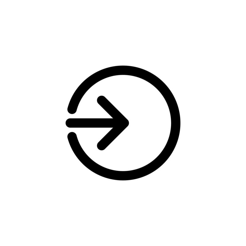 Log in Icon. Login. vector