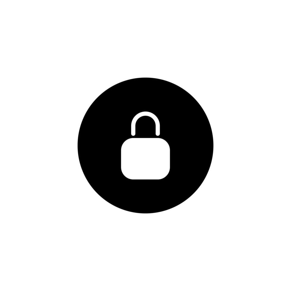 Lock icon. Security icon. Padlock icon. vector