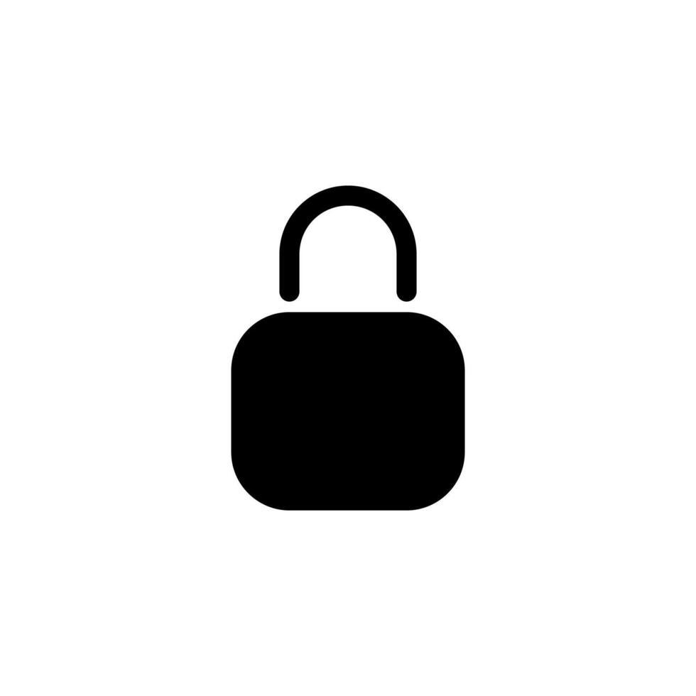 Lock icon. Security icon vector