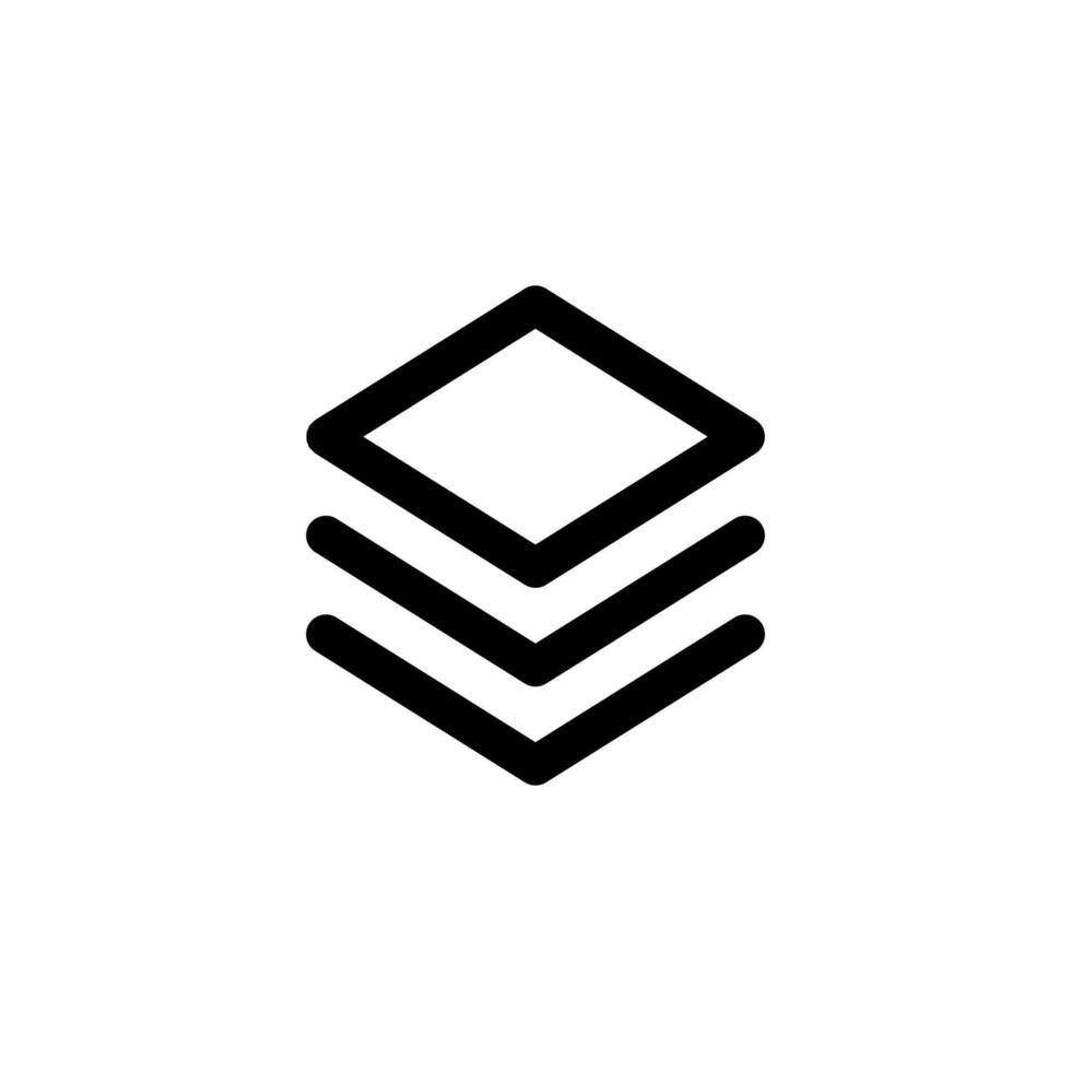 Layer icon. Page icon. vector