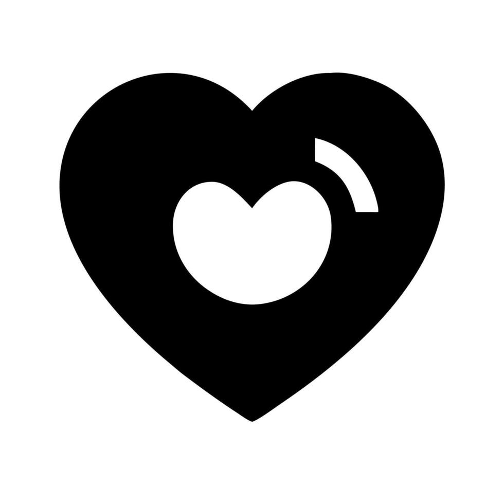 Heart icon illustration vector