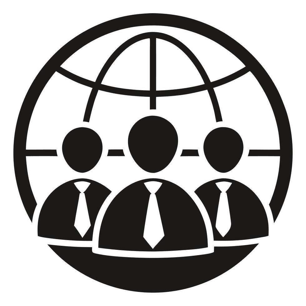 International business icon illustration graphic design vector