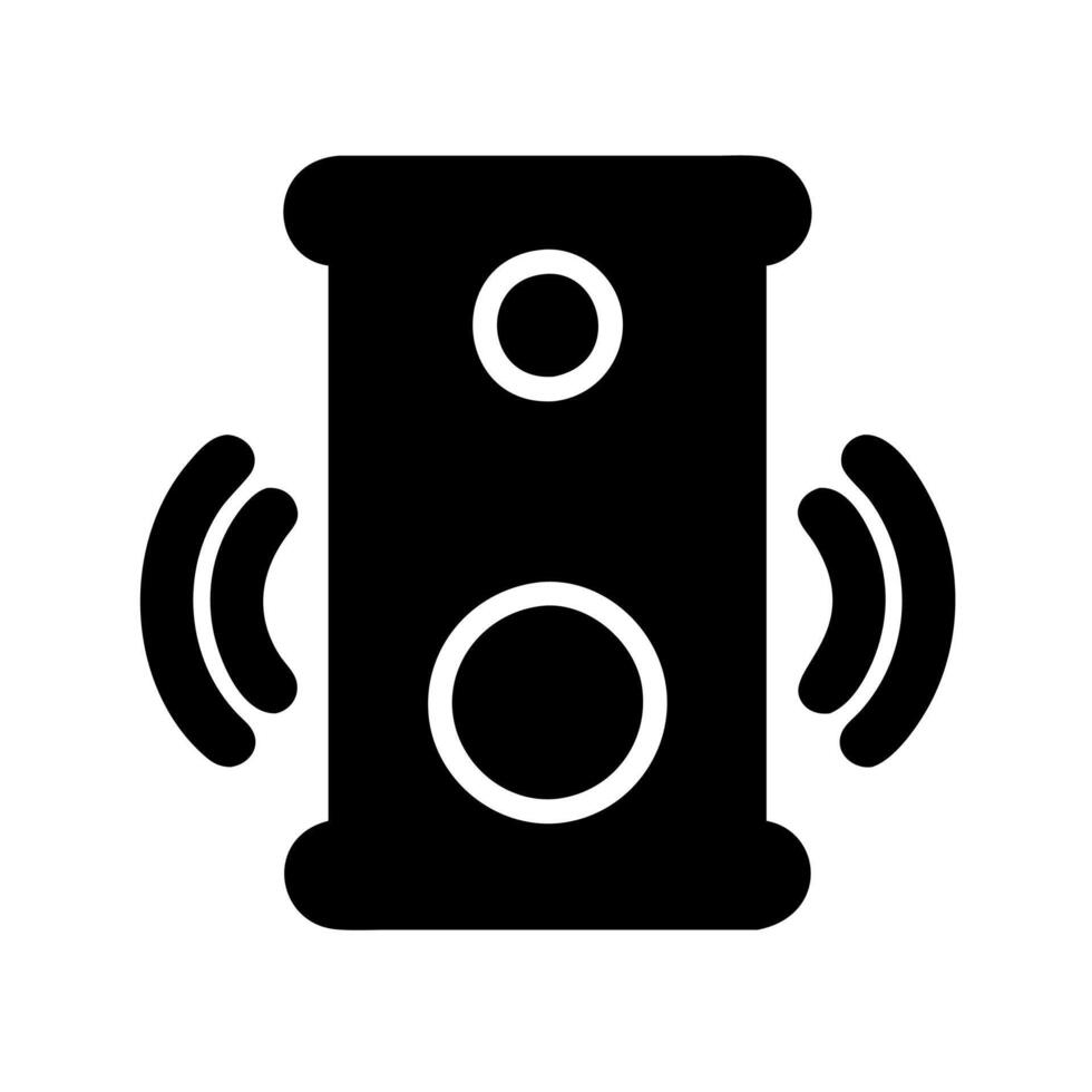 Speaker icon isolated on white background vector