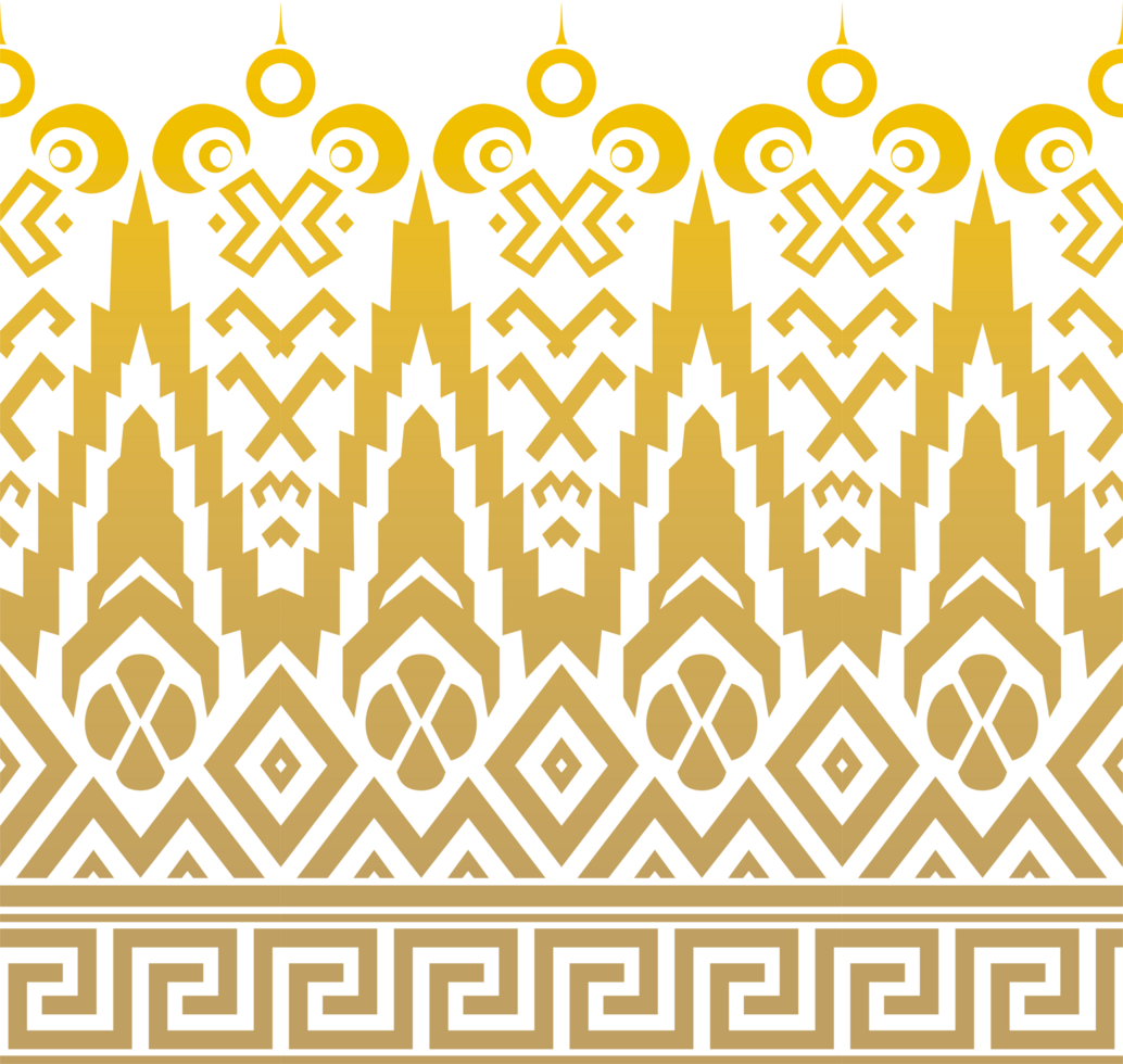 Edge border elements for batik, weaving, songket motifs. Elements in batik style. png