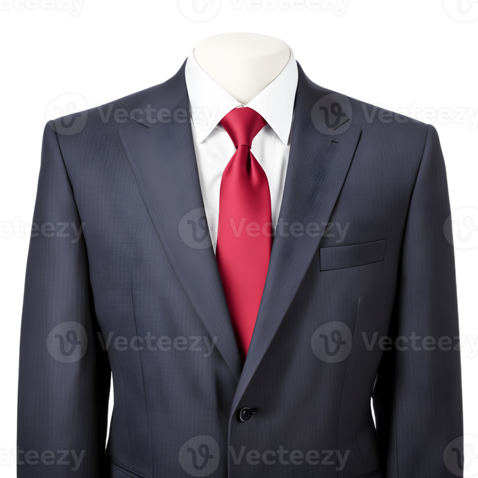 Formal business suit isolated on transparent background png