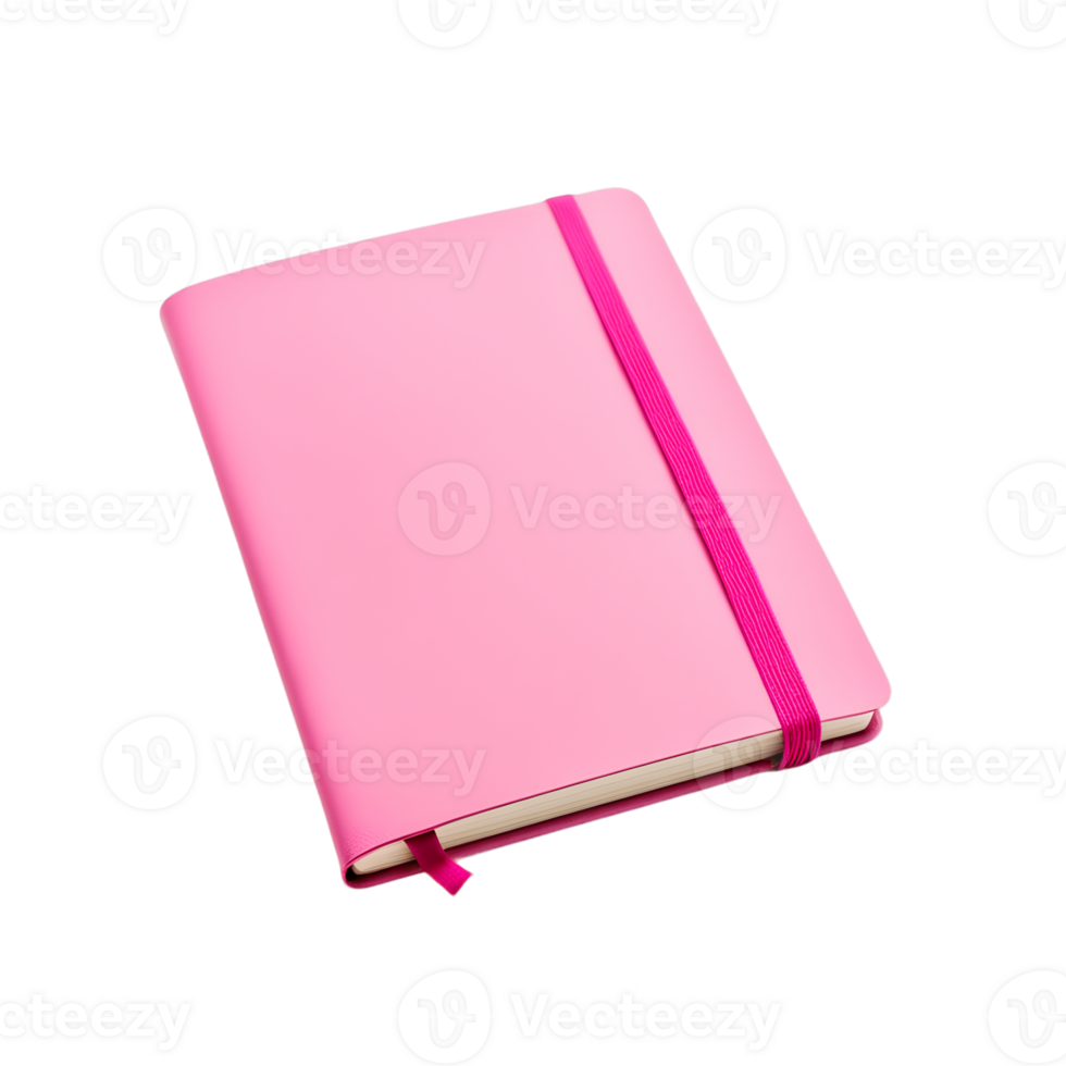 Pink Diary isolated on transparent background png