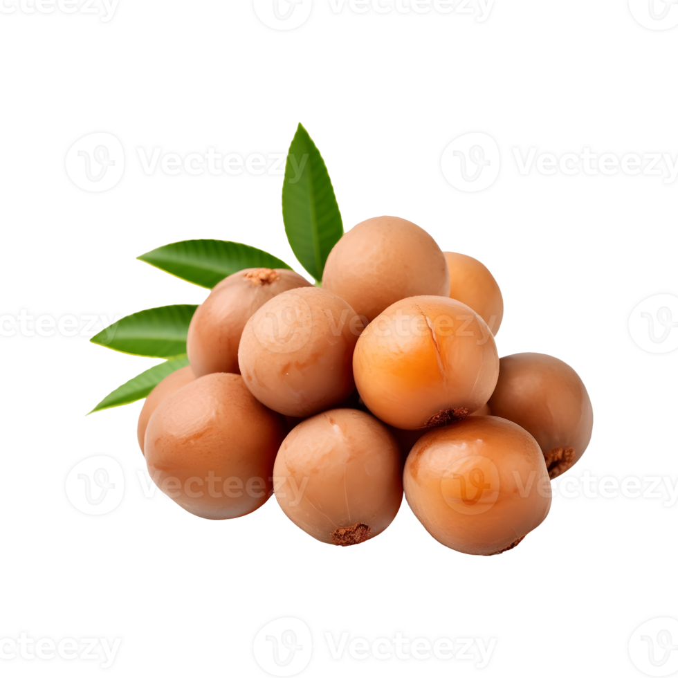 Longan fruit isolated on transparent background png