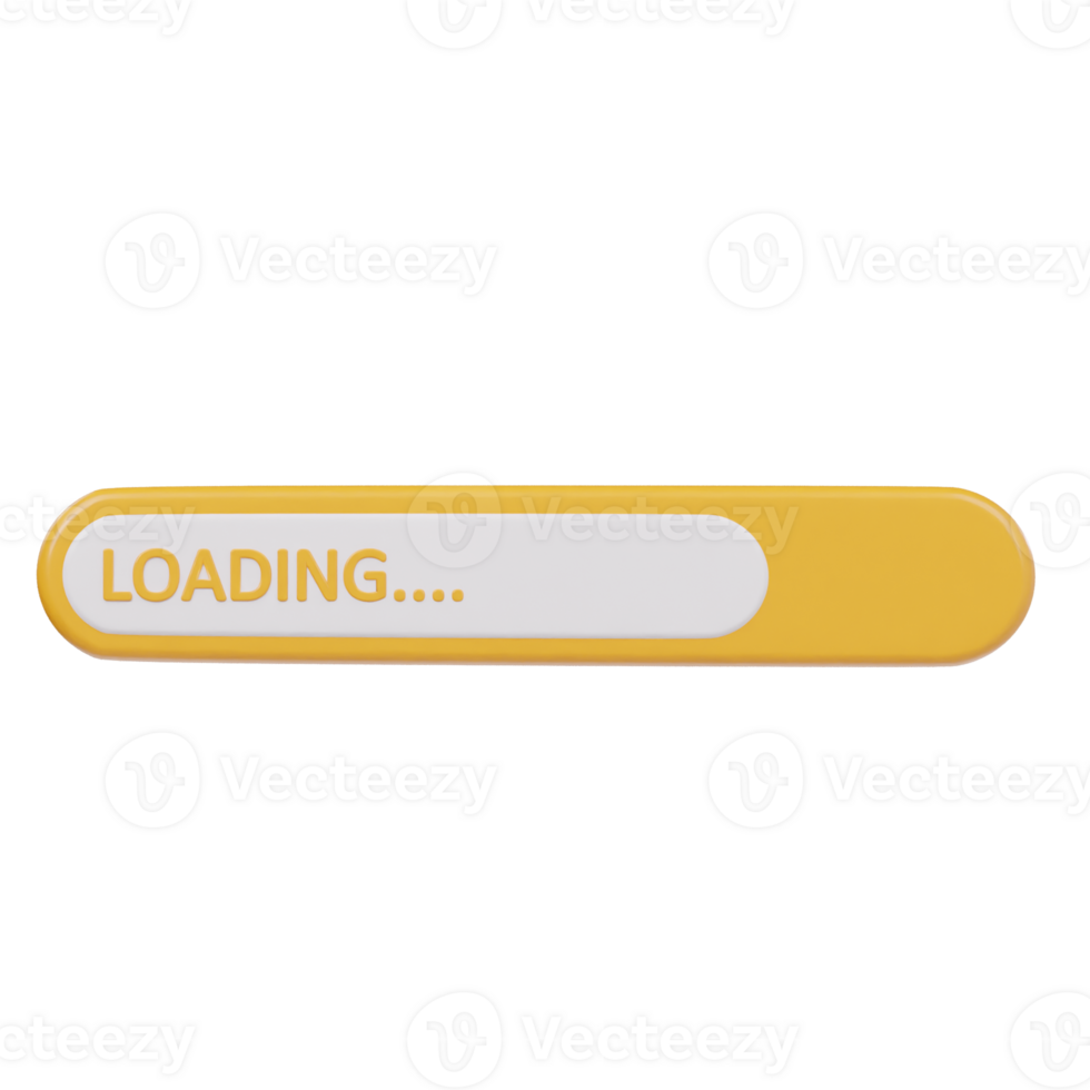 Loading icon 3d render illustration png