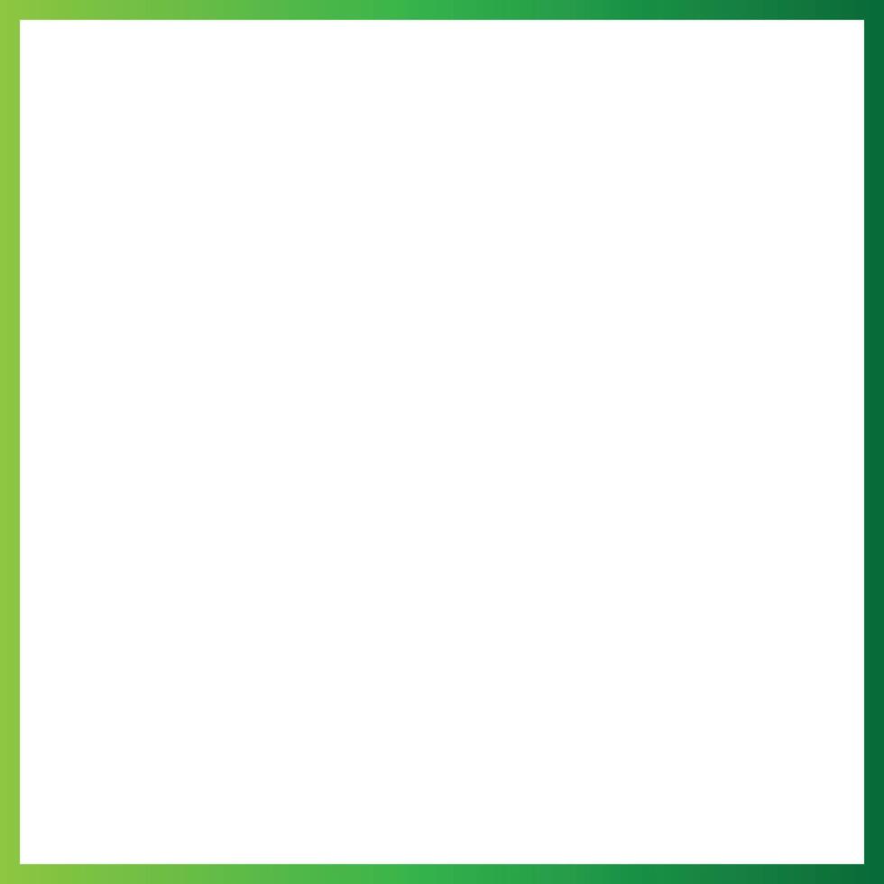 Lite Green, Green and Dark Green colors Frame 1 into 1 Ratio Size - 1x1 ratio vector