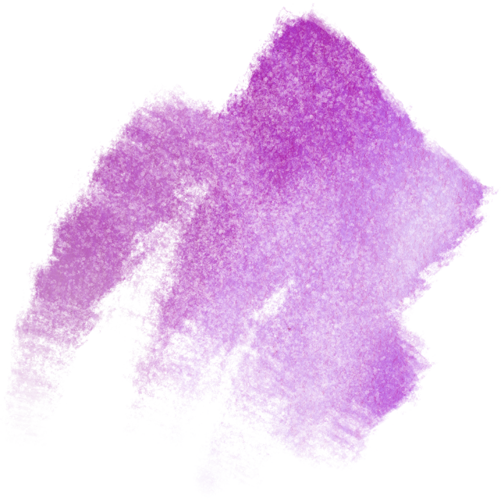 A striking Magenta brush stroke with raw edges and a subtle watercolor finish png