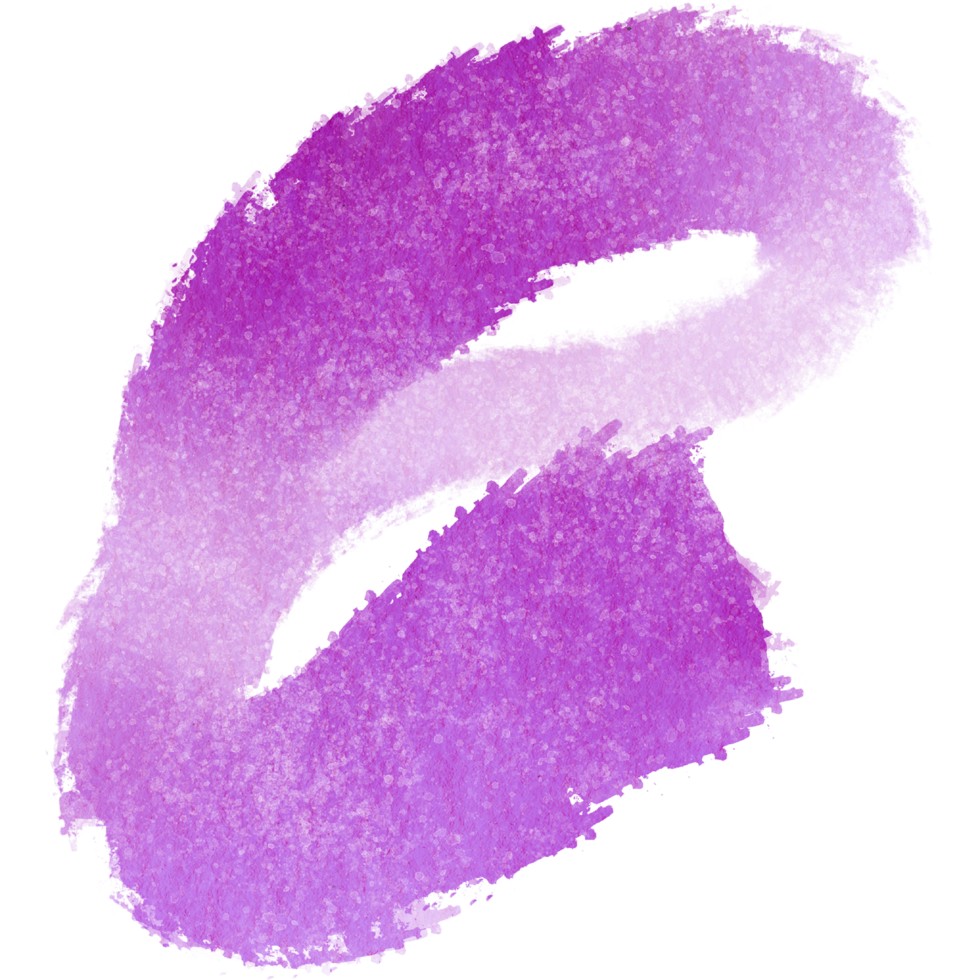 A soft Magenta brush stroke with rugged edges and a subtle watercolor inspired texture png