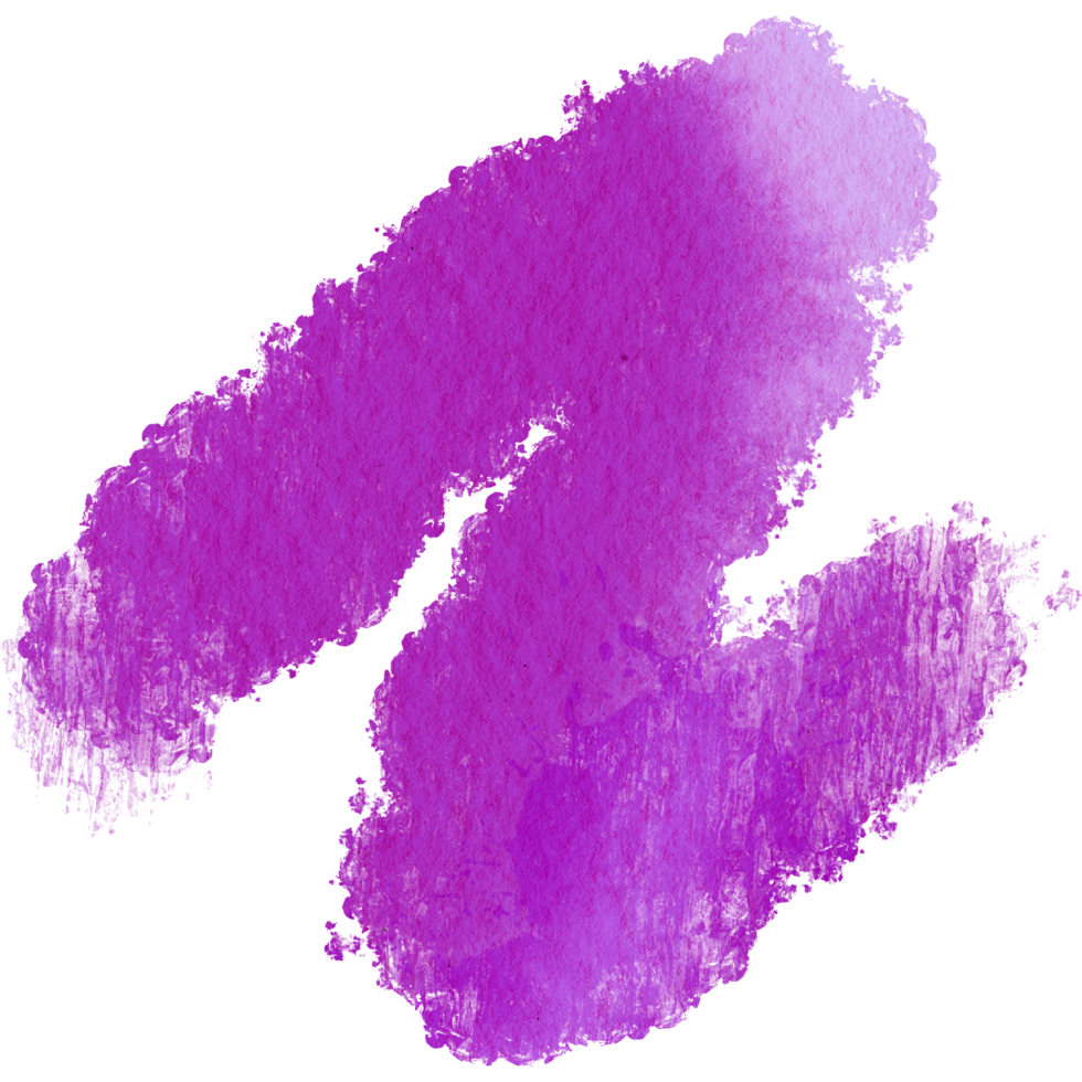 A striking Magenta watercolor stroke with rugged grunge textures and smooth blending png