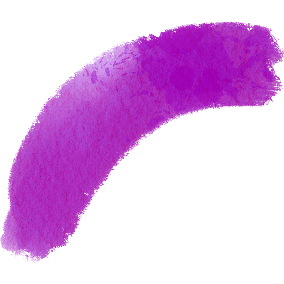 A rugged Magenta brush stroke with raw grunge textures and smooth blending png