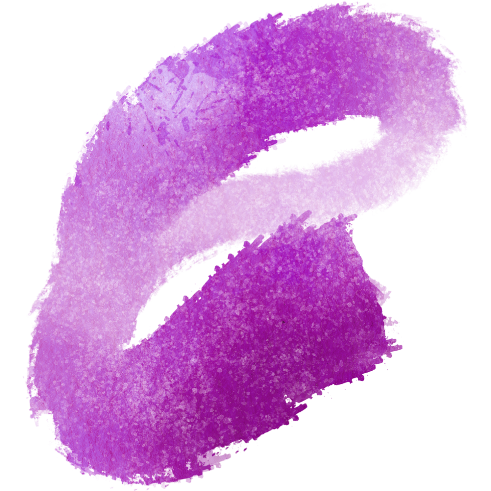 A smooth Magenta stroke with grunge accents and a watercolor inspired blend png
