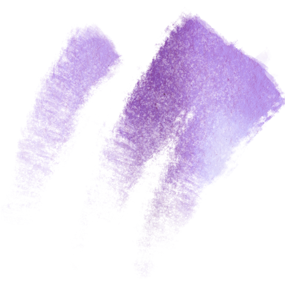 Magenta watercolor brush strokes fading into rough textured hand drawn grunge effects png