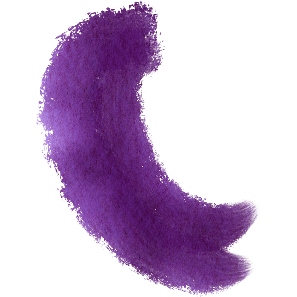 Hand drawn Magenta watercolor strokes fading into textured rugged grunge inspired marks png